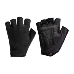 Rękawiczki rowerowe męskie Rogelli Essential. Czarne rękawiczki Rogelli, bez wzorów, z poliesteru. Za 88.00 zł.