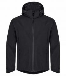 Clique Classic Shell Jacket wodoodporna kurtka z recyklingu. Czarne kurtki CLIQUE, m, bez wzorów, bez kaptura. Za 398.76 zł.