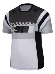 Protective Koszulka kolarska "Beat the Rush" w kolorze czarno-białym rozmiar: XXL. Białe t-shirty sportowe Protective, bez wzorów, z materiału, bez ramiączek, rowerowe. Za 104.95 zł.