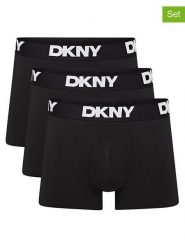 DKNY Bokserki (3 pary) w kolorze czarnym rozmiar: XL. Czarne bokserki DKNY, xl, bez wzorów. Za 83.22 zł.