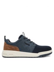 Bugatti Sneakersy 321-ASF02-6900 Granatowy. Niebieskie buty sportowe casual Bugatti, bez wzorów, z materiału, bez zapięcia. Za 209.99 zł.
