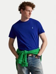 Polo Ralph Lauren T-Shirt 710671438529 Niebieski Regular Fit. Niebieskie koszulki polo sportowe Polo Ralph Lauren, m, bez wzorów, z bawełny, bez kołnierzyka, bez ramiączek. Za 379.99 zł.