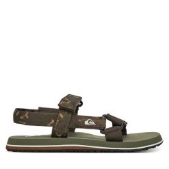 Sandały Quiksilver. Zielone sandały Quiksilver, bez zapięcia. Za 139.99 zł.