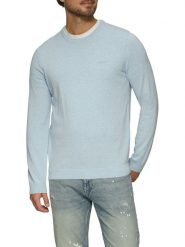 S.Oliver Sweter w kolorze błękitnym rozmiar: XXL. Niebieskie swetry nierozpinane S.Oliver, s, bez wzorów, z bawełny, bez kołnierzyka, bez ramiączek. Za 90.95 zł.