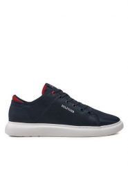 Tommy Hilfiger Sneakersy Lightweight Cup Mesh FM0FM05115 Granatowy. Niebieskie buty sportowe casual Tommy Hilfiger, bez wzorów, z materiału, bez zapięcia. Za 259.99 zł.