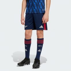 Szorty Arsenal 25/26 Away. Niebieskie szorty Adidas, bez wzorów, sportowe. Za 179.00 zł.