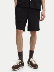 Jack & Jones Szorty materiałowe Jaiden 12293471 Czarny Regular Fit. Czarne szorty Jack & Jones, m, bez wzorów, z bawełny. Za 129.99 zł.