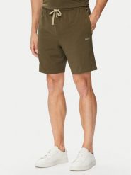 BOSS Szorty sportowe Mix&Match 50515314 Khaki Regular Fit. Brązowe krótkie spodenki sportowe Boss, l, bez wzorów, z bawełny. Za 199.99 zł.