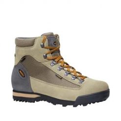 Buty trekkingowe męskie Aku Slope Micro GTX. Brązowe buty turystyczne Aku, bez wzorów, z materiału, za kostkę, bez zapięcia, trekkingowe. Za 1,093.00 zł.