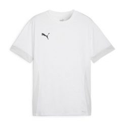 Koszulka męska PUMA T-shirt Bluzka Sportowa Treningowa DryCELL. Białe t-shirty sportowe Puma, bez wzorów, z jersey, bez ramiączek, do piłki nożnej. Za 80.99 zł.