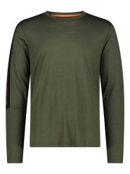 CMP Koszulka funkcyjna w kolorze khaki rozmiar: 52. Brązowe t-shirty sportowe CMP, bez wzorów, z materiału, bez ramiączek, outdoorowe. Za 148.96 zł.