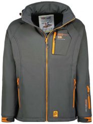Geographical Norway Kurtka softshellowa "Riziere" w kolorze antracytowym rozmiar: XXL. Czarne kurtki outdoor i hardshell Geographical Norway, xxl, bez wzorów, z materiału, bez kaptura. Za 215.21 zł.
