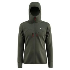 Polarowa bluza z kapturem Salewa Agner. Zielone bluzy z kapturem Salewa, xl, bez wzorów, z polaru, z kapturem. Za 617.50 zł.