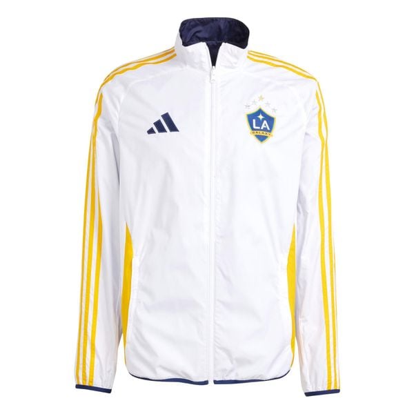 Kurtka odwracalna LA Galaxy Anthem 2025/26. Białe kurtki Adidas, m, bez wzorów, z materiału, bez kaptura. Za 400.50 zł.