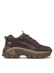 CATerpillar Sneakersy Intruder P111566 Brązowy. Brązowe buty sportowe casual CATerpillar, bez wzorów, ze skóry, bez zapięcia. Za 379.99 zł.