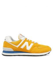 New Balance Sneakersy U574VPY Żółty. Żółte buty sportowe casual New Balance, bez wzorów, ze skóry, bez zapięcia. Za 359.99 zł.