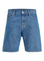 JJ REBEL Szorty jeansowe, mid waist. Niebieskie jeansy bonprix, m. Za 44.99 zł.