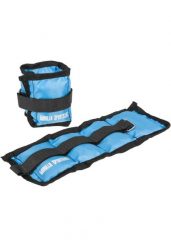 Obciążniki od 0,5 do 5 kg na kostki i nadgarstki na ręce Gorilla Sports. Czarne piżamy GORILLA SPORTS, uniwersalny, bez wzorów, z materiału, bez ramiączek. Za 39.99 zł.
