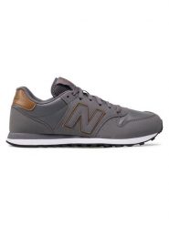 New Balance Sneakersy "500" w kolorze szarym rozmiar: 45. Szare buty sportowe casual New Balance, bez wzorów, bez zapięcia. Za 147.91 zł.