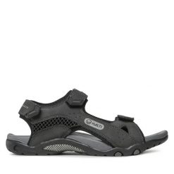 Sandały Halti. Szare sandały Halti, bez zapięcia. Za 169.99 zł.