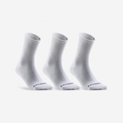 Second Life - Skarpety sportowe tenis Artengo RS100 High 3 pary - Stan Doskonały. Białe skarpetki sportowe ARTENGO, bez wzorów, z bawełny. Za 16.99 zł.
