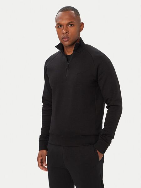 BOSS Bluza Sweat 50565306 Czarny Regular Fit. Czarne bluzy Boss, l, bez wzorów, z bawełny, bez kaptura. Za 679.99 zł.