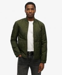 Superdry Kurtka Surplus Quilted Liner Olive Green. Zielone kurtki Superdry, m, bez wzorów, z elastanu, bez kaptura. Za 430.25 zł.