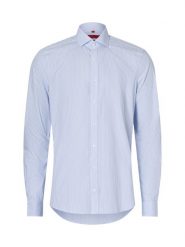 Finshley & Harding koszula biznesowa Mężczyźni Slim Fit Bawełna niebieski, 39. Niebieskie koszule Finshley & Harding, m, bez wzorów, z bawełny, bez kołnierzyka, bez ramiączek. Za 229.95 zł.