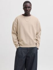 Jack & Jones Bluza w kolorze beżowym rozmiar: L. Brązowe bluzy Jack & Jones, l, bez wzorów, bez kaptura. Za 144.95 zł.
