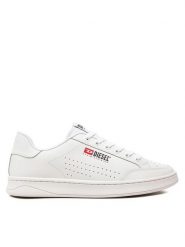 Diesel Sneakersy S-Athene Vtg Y03282 P6325 T1003 Biały. Białe buty sportowe casual Diesel, bez wzorów, ze skóry, bez zapięcia. Za 619.99 zł.
