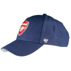 Czapka z daszkiem męska Arsenal FC MVP Cap. Niebieskie czapki z daszkiem 47 Brand, na lato, bez wzorów, z materiału. Za 109.99 zł.