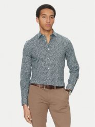 Marciano Guess Koszula 4GHH02 4388Z Granatowy Slim Fit. Niebieskie koszule Marciano Guess, m, z aplikacjami, z bawełny, bez kołnierzyka, bez ramiączek. Za 339.99 zł.
