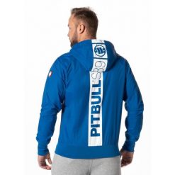Kurtka przejściowa męska Pitbull z kapturem Athletic Hilltop. Brązowe kurtki PITBULL, m, bez wzorów, z kapturem. Za 219.00 zł.