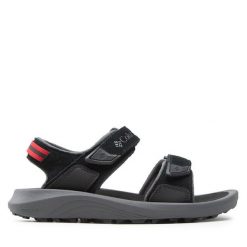 Sandały Columbia. Czarne sandały Columbia, bez zapięcia. Za 189.99 zł.