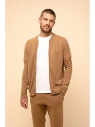 Just Cashmere Kaszmirowy kardigan "Polnoon" w kolorze karmelowym rozmiar: XL. Brązowe swetry rozpinane Just Cashmere, xl, bez wzorów, z kaszmiru, bez kołnierzyka, bez ramiączek. Za 478.99 zł.