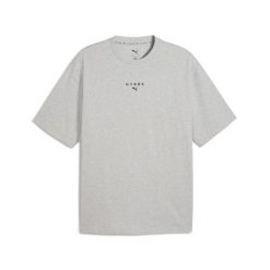 Męska koszulka PUMA x HYROX Lifestyle PUMA Light Gray Heather. Szare buty sportowe casual Puma, bez wzorów, bez zapięcia. Za 179.00 zł.