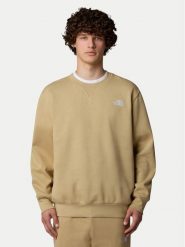 The North Face Bluza Essential NF0A89ET Beżowy Relaxed Fit. Brązowe bluzy The North Face, m, bez wzorów, z syntetyku, bez kaptura. Za 189.99 zł.