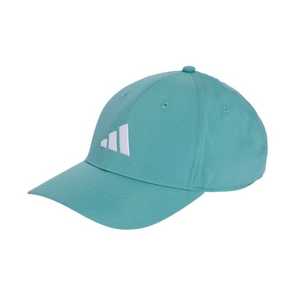 Czapka z daszkiem adidas New Logo Embroidered zielona. Zielone bielizna termoaktywna Adidas, bez wzorów, z materiału. Za 69.99 zł.