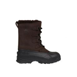 Buty zimowe męskie Kamik Alborg. Brązowe buty trekkingowe Kamik, na zimę, bez wzorów, bez zapięcia, trekkingowe. Za 599.99 zł.