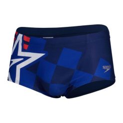 Szorty kąpielowe Speedo Eco+ Placem Dig. Czerwone krótkie spodenki sportowe Speedo, m, bez wzorów, z materiału. Za 131.98 zł.