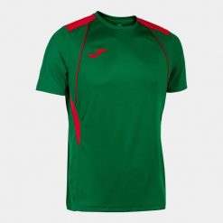 Koszulka treningowa męska Joma Championship Vii. Czerwone t-shirty sportowe Joma, bez wzorów, z poliesteru, bez ramiączek, do piłki nożnej. Za 143.00 zł.