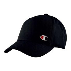 Czapka Z Daszkiem 805974. Czarne czapki z daszkiem Champion, bez wzorów, z bawełny. Za 96.99 zł.