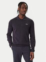 BOSS Sweter Ever 50551688 Granatowy Regular Fit. Niebieskie swetry rozpinane Boss, l, bez wzorów, z bawełny, bez kołnierzyka, bez ramiączek. Za 579.99 zł.