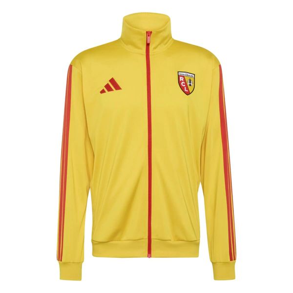 Kurtka dresowa RC Lens DNA 2026/27. Żółte kurtki Adidas, m, bez wzorów, z dresówki, bez kaptura. Za 322.00 zł.