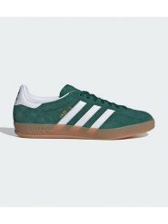 Adidas Skórzane sneakersy "Gazelle" w kolorze zielonym rozmiar: 40 2/3. Zielone buty sportowe casual Adidas, bez wzorów, bez zapięcia. Za 448.99 zł.