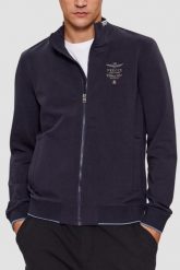 AERONAUTICA MILITARE Granatowa męska bluza, Rozmiar M. Niebieskie bluzy Aeronautica Militare, l, bez wzorów, bez kaptura. W wyprzedaży za 549.99 zł.
