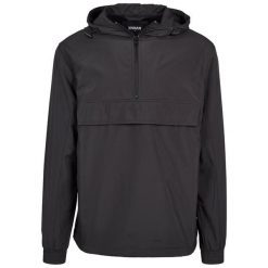 Parka w dużych rozmiarach Urban Classic basic pull over. Czarne kurtki przeciwdeszczowe Urban Classics, na zimę, m, bez wzorów, bez kaptura. Za 259.00 zł.
