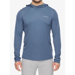 Bluza z kapturem Columbia Zero Rules Lite Hoodie. Niebieskie bluzy Columbia, bez wzorów, z kapturem. Za 218.39 zł.