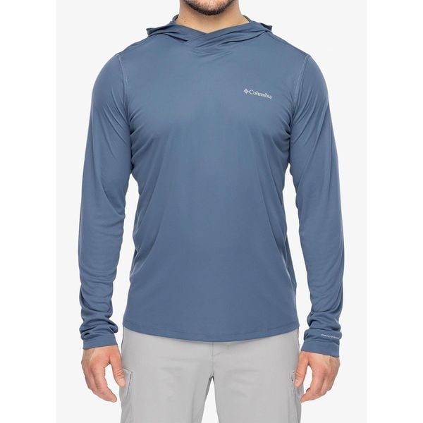 Bluza z kapturem Columbia Zero Rules Lite Hoodie. Niebieskie bluzy Columbia, bez wzorów, z kapturem. Za 218.39 zł.