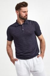 Polo męskie lniane PAUL&SHARK. Koszulki polo sportowe PAUL&SHARK, l, bez wzorów, bez kołnierzyka, bez ramiączek. W wyprzedaży za 959.20 zł.